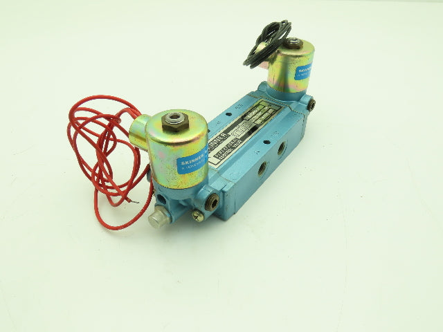 Honeywell Skinner S3SSHBL2 Solenoid Valve 5-Way 2 Pos 120V 150 PSI 1/4" NPT