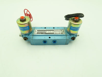 Honeywell Skinner S3SSHBL2 Solenoid Valve 5-Way 2 Pos 120V 150 PSI 1/4" NPT