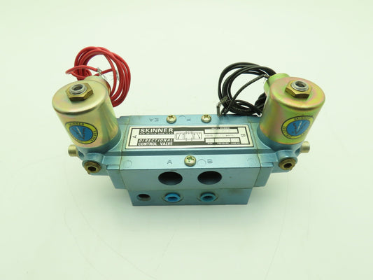 Skinner S3SSJDL2 Directional Control Valve 5-Way 3 Pos 120V 1/4" NPT
