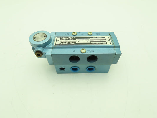 Skinner S3A0AEX3 Pneumatic Directional Control Valve 5-Way 2 Pos 150PSI 3/8" NPT