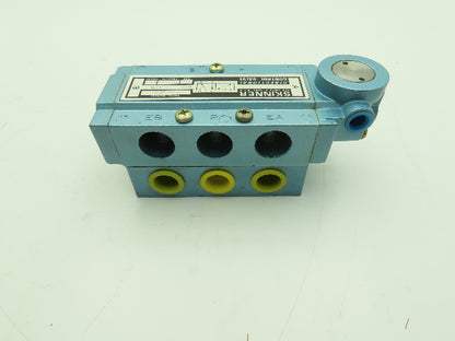 Skinner S3A0AEX4 Pneumatic Directional Control Valve 5-Way 2 Pos 150PSI 1/2" NPT