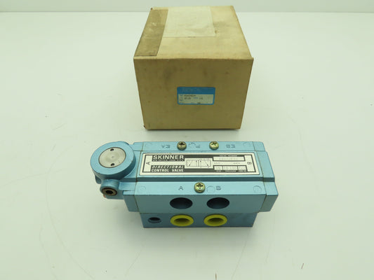Skinner S3A0AEX4 Pneumatic Directional Control Valve 5-Way 2 Pos 150PSI 1/2" NPT