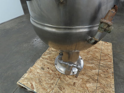 Dover PT-40 Stainless Steel Steam Jacketed Kettle, Pedestal Base