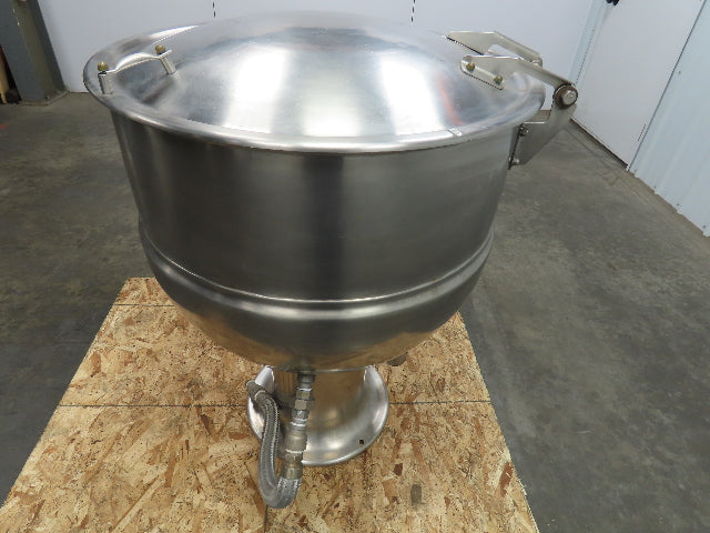 Dover PT-40 Stainless Steel Steam Jacketed Kettle, Pedestal Base