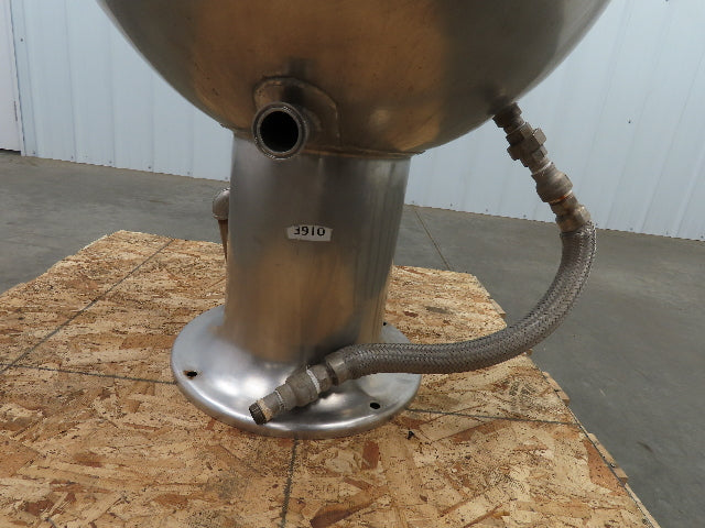 Dover PT-40 Stainless Steel Steam Jacketed Kettle, Pedestal Base