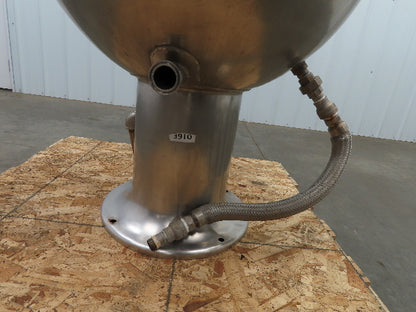 Dover PT-40 Stainless Steel Steam Jacketed Kettle, Pedestal Base