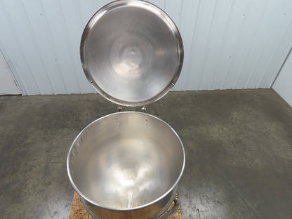 Dover PT-40 Stainless Steel Steam Jacketed Kettle, Pedestal Base