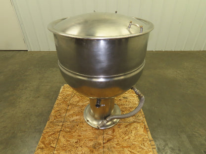 Dover PT-40 Stainless Steel Steam Jacketed Kettle, Pedestal Base