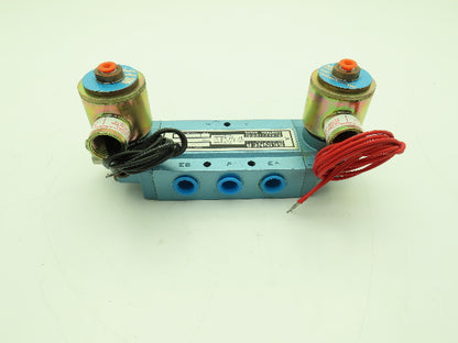 Skinner S3FFHAL3 Directional Control Valve 5-Way 3 Pos 24VDC 150 PSI 3/8" NPT