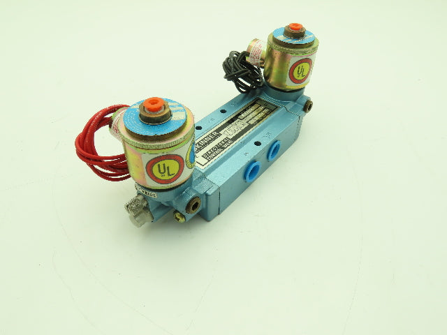 Skinner S3FFHAL3 Directional Control Valve 5-Way 3 Pos 24VDC 150 PSI 3/8" NPT