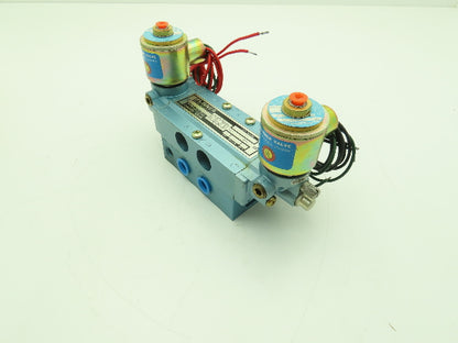 Skinner S3FFHDL3 Directional Control Valve 5-Way 3 Pos 24VDC 150PSI 3/8" NPT