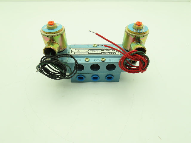 Skinner S3FFHDL3 Directional Control Valve 5-Way 3 Pos 24VDC 150PSI 3/8" NPT