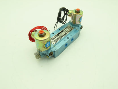 Skinner S3RRHBL2 Directional Control Valve 5-Way 2 Pos 120V 150PSI 1/4" NPT