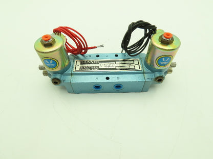 Skinner S3RRHBL2 Directional Control Valve 5-Way 2 Pos 120V 150PSI 1/4" NPT