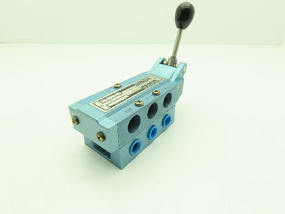 Skinner S3L0BFX3 Manual Directional Control Valve 5-Way 2 Pos 150PSI 3/8" NPT