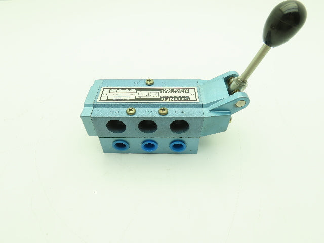 Skinner S3L0BFX3 Manual Directional Control Valve 5-Way 2 Pos 150PSI 3/8" NPT