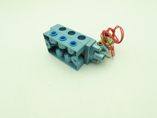 Skinner S3R0ADL3 Solenoid Directional Control Valve 5-Way 2 Pos 150PSI 3/8" NPT