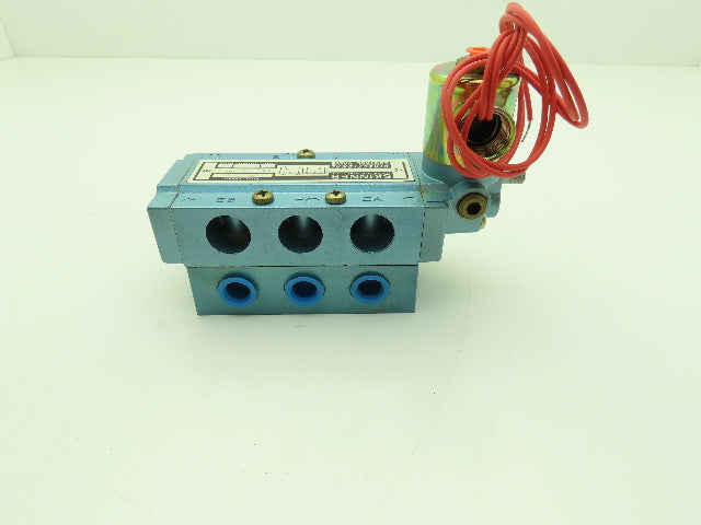 Skinner S3R0ADL3 Solenoid Directional Control Valve 5-Way 2 Pos 150PSI 3/8" NPT