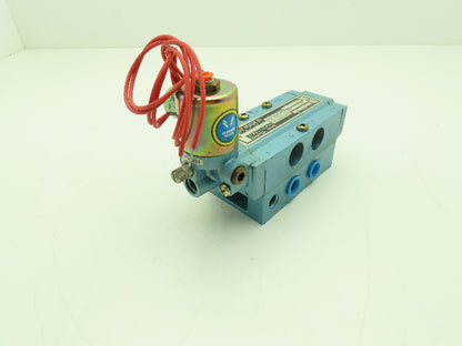Skinner S3R0ADL3 Solenoid Directional Control Valve 5-Way 2 Pos 150PSI 3/8" NPT