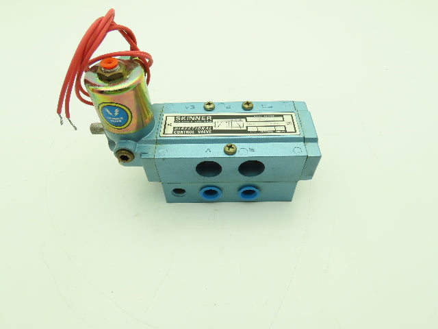 Skinner S3R0ADL3 Solenoid Directional Control Valve 5-Way 2 Pos 150PSI 3/8" NPT