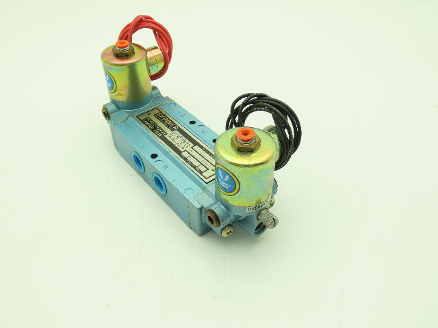 Skinner S3RRJBL3 Directional Control Valve 5-Way 3 Pos 120V 150PSI 3/8" NPT