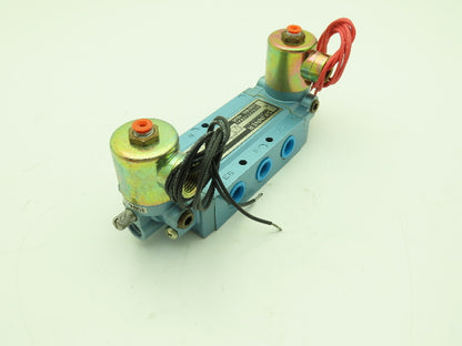 Skinner S3RRJBL3 Directional Control Valve 5-Way 3 Pos 120V 150PSI 3/8" NPT