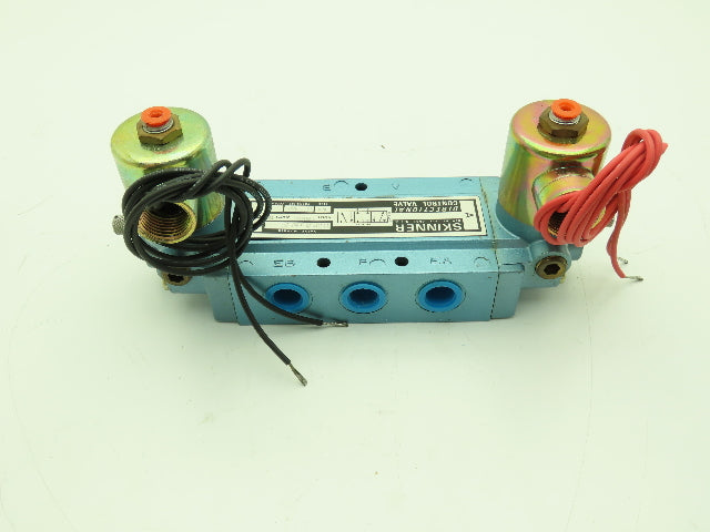 Skinner S3RRJBL3 Directional Control Valve 5-Way 3 Pos 120V 150PSI 3/8" NPT