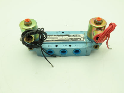 Skinner S3RRJBL3 Directional Control Valve 5-Way 3 Pos 120V 150PSI 3/8" NPT