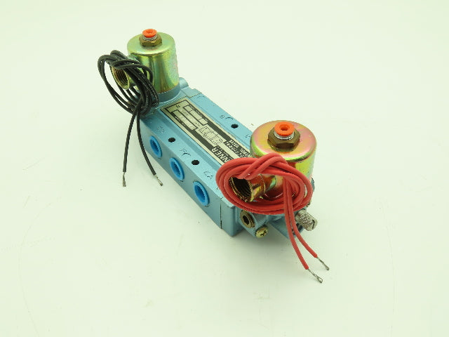 Skinner S3RRJBL3 Directional Control Valve 5-Way 3 Pos 120V 150PSI 3/8" NPT