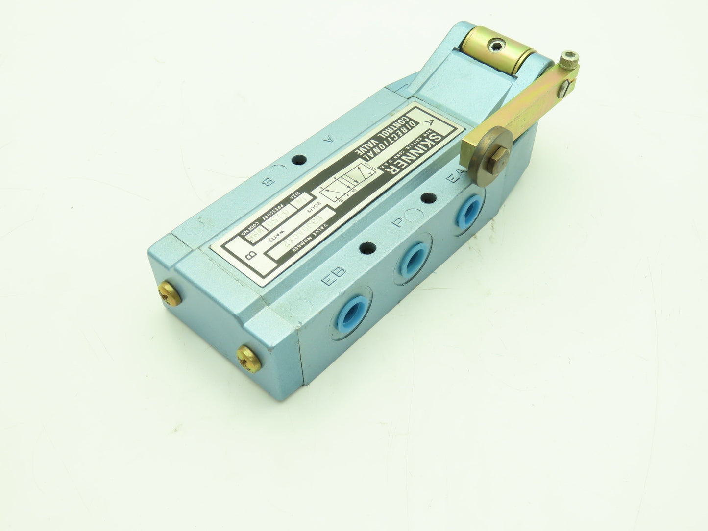 Skinner S3J0ACX2 Pneumatic Air Limit Switch Valve 5-Way 2 Pos 150PSI 1/4" NPT