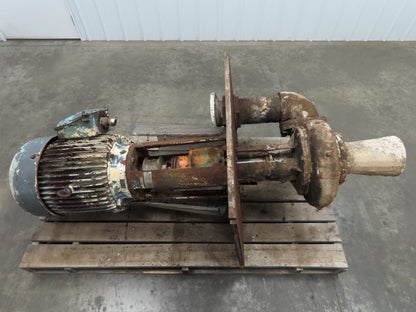 Crane Deming 5564 Size 6X6X12 Vertical Process Pump 110 ft Head 1250 gpm 60 hp