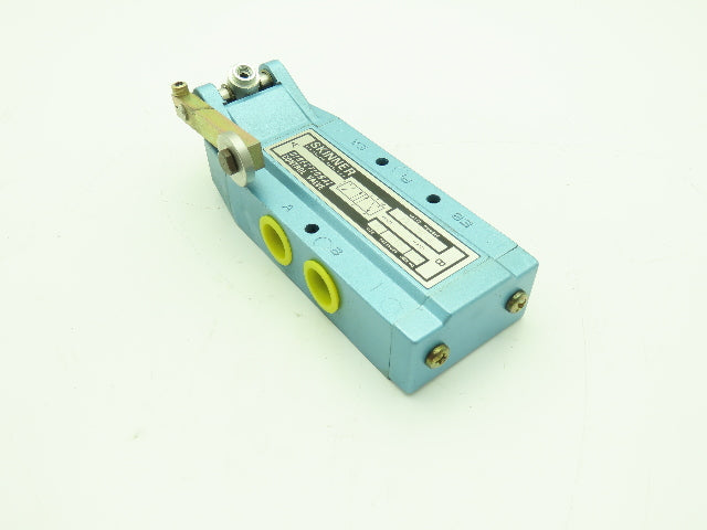 Skinner S3J0ACX4 Pneumatic Air Limit Switch Valve 5-Way 2 Pos 150PSI 1/2" NPT