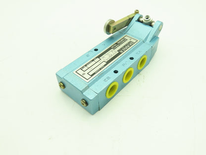 Skinner S3J0ACX4 Pneumatic Air Limit Switch Valve 5-Way 2 Pos 150PSI 1/2" NPT