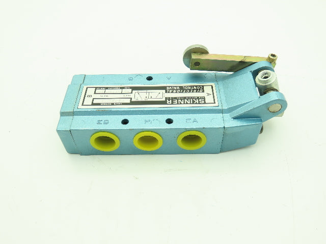 Skinner S3J0ACX4 Pneumatic Air Limit Switch Valve 5-Way 2 Pos 150PSI 1/2" NPT