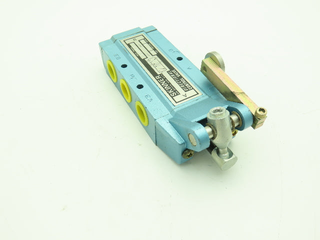 Skinner S3J0ACX4 Pneumatic Air Limit Switch Valve 5-Way 2 Pos 150PSI 1/2" NPT