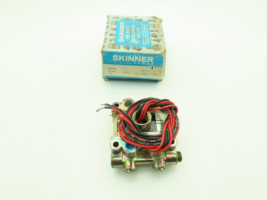 Honeywell Skinner V935LEP2150 Solenoid Valve 4-Way NO/NC 120V 150 PSI 1/4" NPT