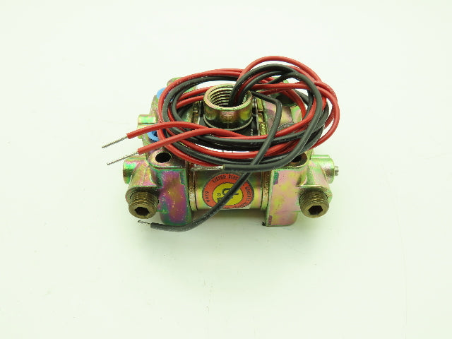 Honeywell Skinner V933DX19 Solenoid Valve 4-Way NC 120V 50 PSI 1/4" NPT