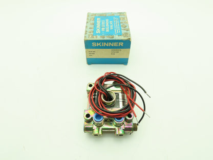 Honeywell Skinner V933DX19 Solenoid Valve 4-Way NC 120V 50 PSI 1/4" NPT