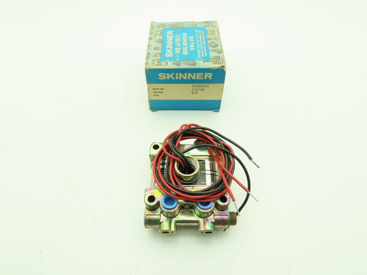 Honeywell Skinner V933DX19 Solenoid Valve 4-Way NC 120V 50 PSI 1/4" NPT