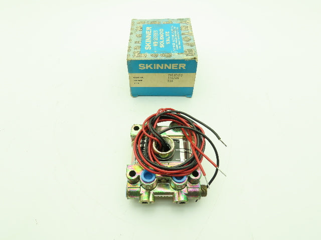 Honeywell Skinner V933DX19 Solenoid Valve 4-Way NC 120V 50 PSI 1/4" NPT