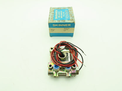 Honeywell Skinner V933DX19 Solenoid Valve 4-Way NC 120V 50 PSI 1/4" NPT