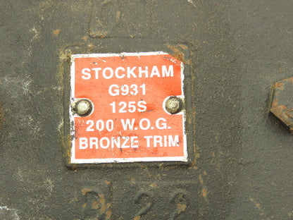 Stockham 2-1/2" Steel Flanged Swing Check Valve 125S 200 WOG