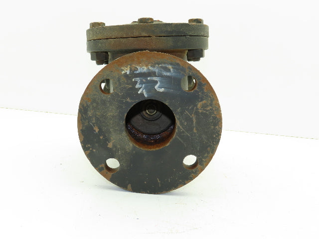 Stockham 2-1/2" Steel Flanged Swing Check Valve 125S 200 WOG