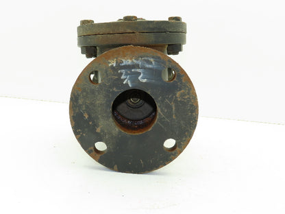 Stockham 2-1/2" Steel Flanged Swing Check Valve 125S 200 WOG