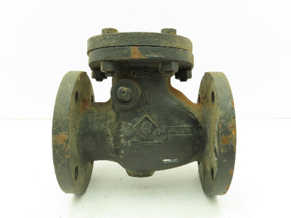 Stockham 2-1/2" Steel Flanged Swing Check Valve 125S 200 WOG