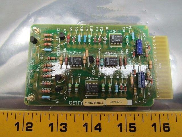 Gettys 11-0092-100 PC Board 11-0092-06 Rev.C