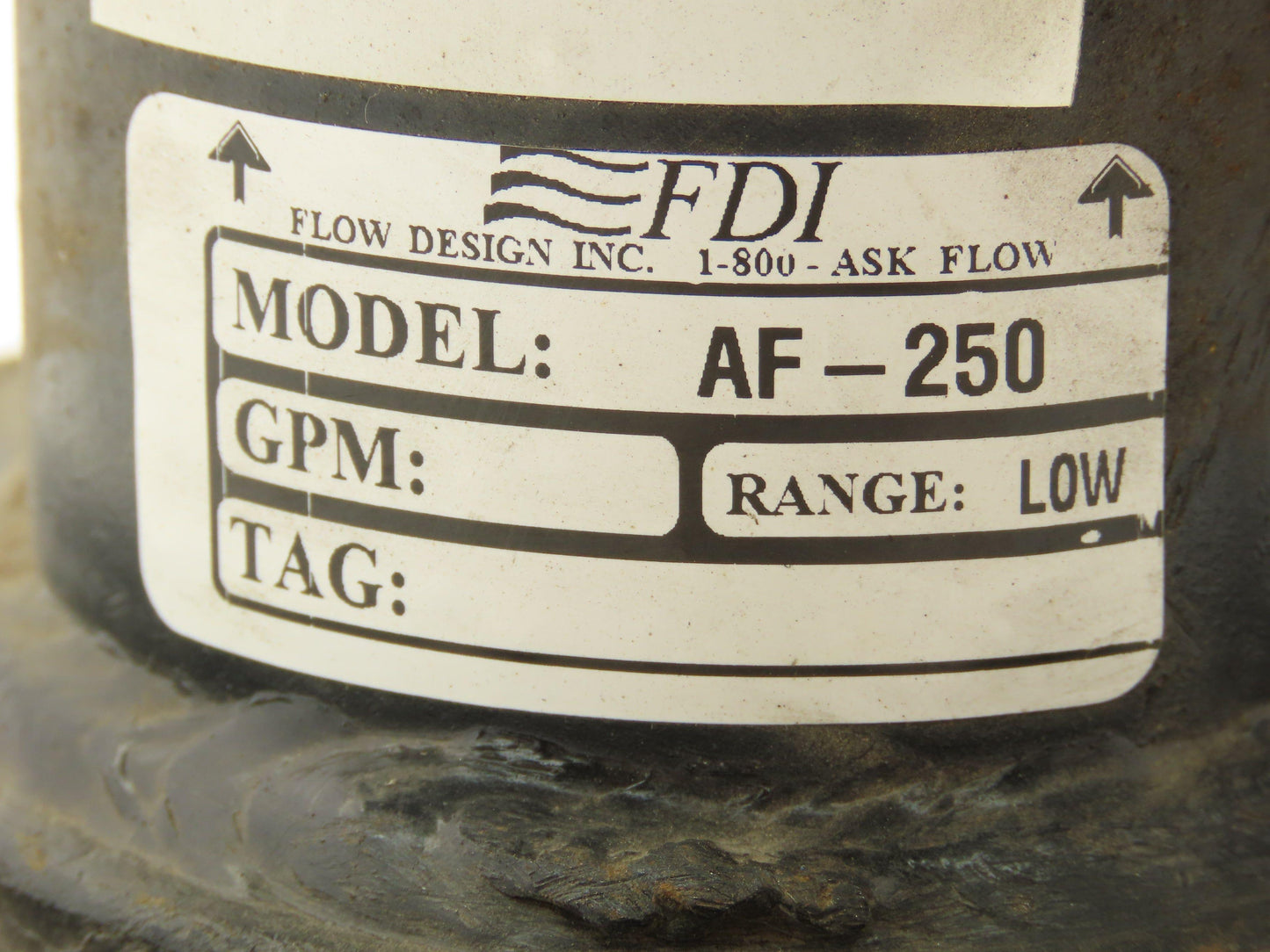 FDI Flow Design AF-250 Balancing Valve 2-1/2" Flanged Butterfly Shut-Off #150