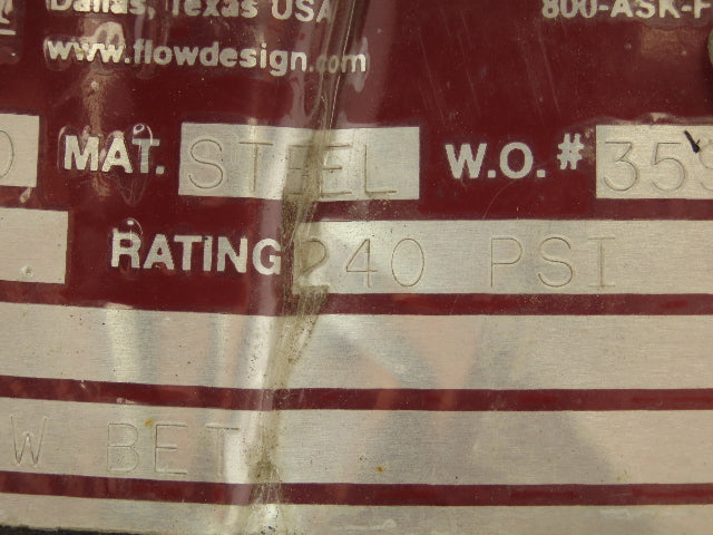 FDI Flow Design AF-250 Balancing Valve 2-1/2" Flanged Butterfly Shut-Off #150