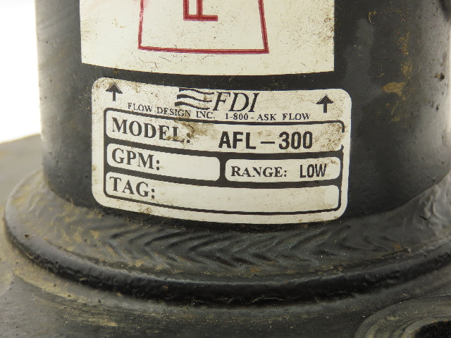 FDI Flow Design AFL-300 Balancing Valve 3" Flanged Butterfly Shut-Off #150