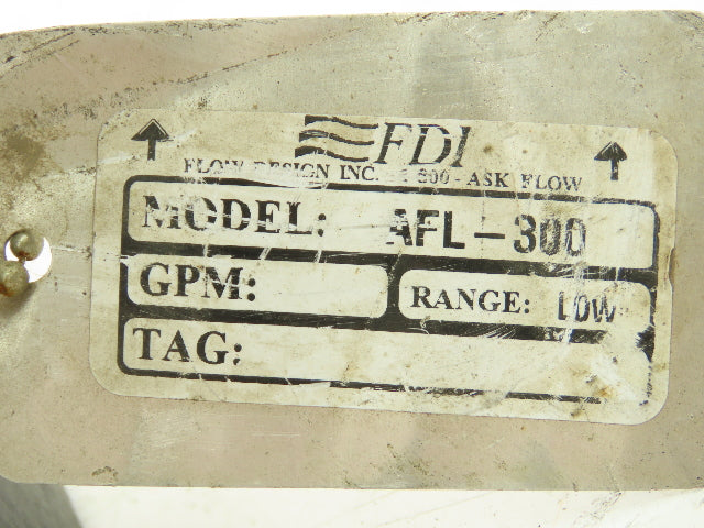 FDI Flow Design AFL-300 Balancing Valve 3" Flanged Butterfly Shut-Off #150